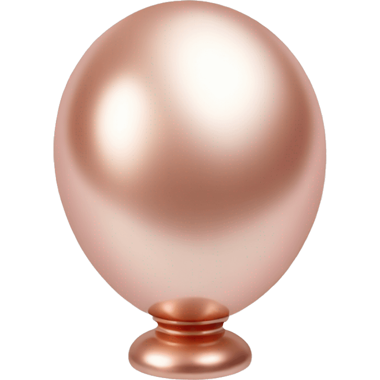 Rose gold pearl   emoji