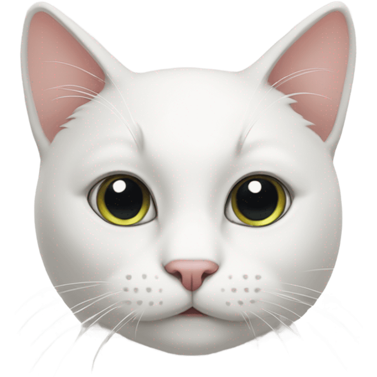 White cat emoji