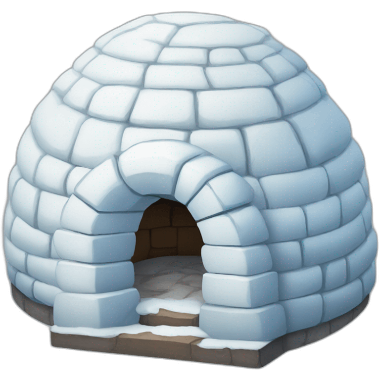 igloo with checkbox sign emoji