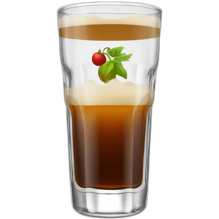 fernet branca high ball glass emoji