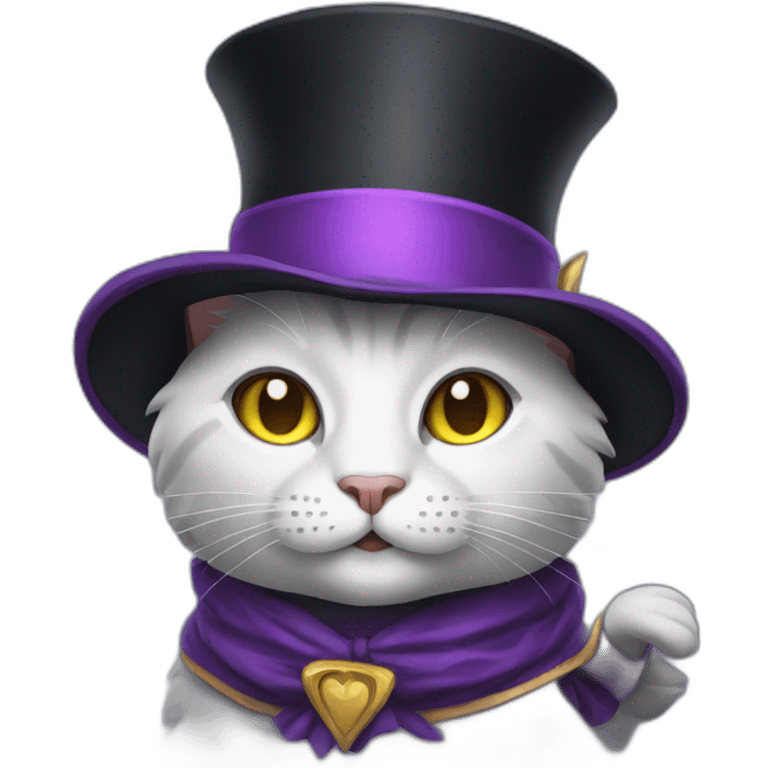 cat magician emoji