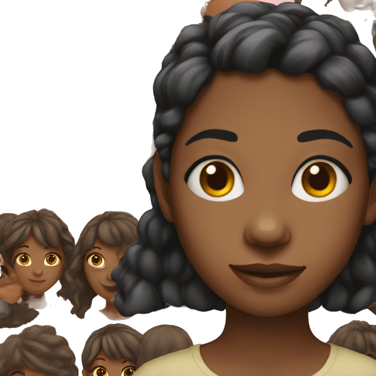 black girl  emoji