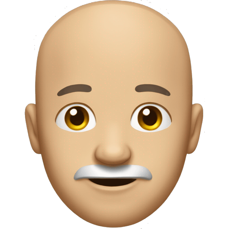 A little balding man with no shoes on emoji