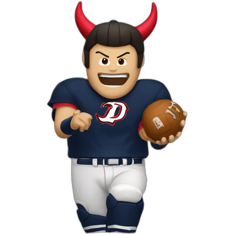 Tanaka became a devil emoji