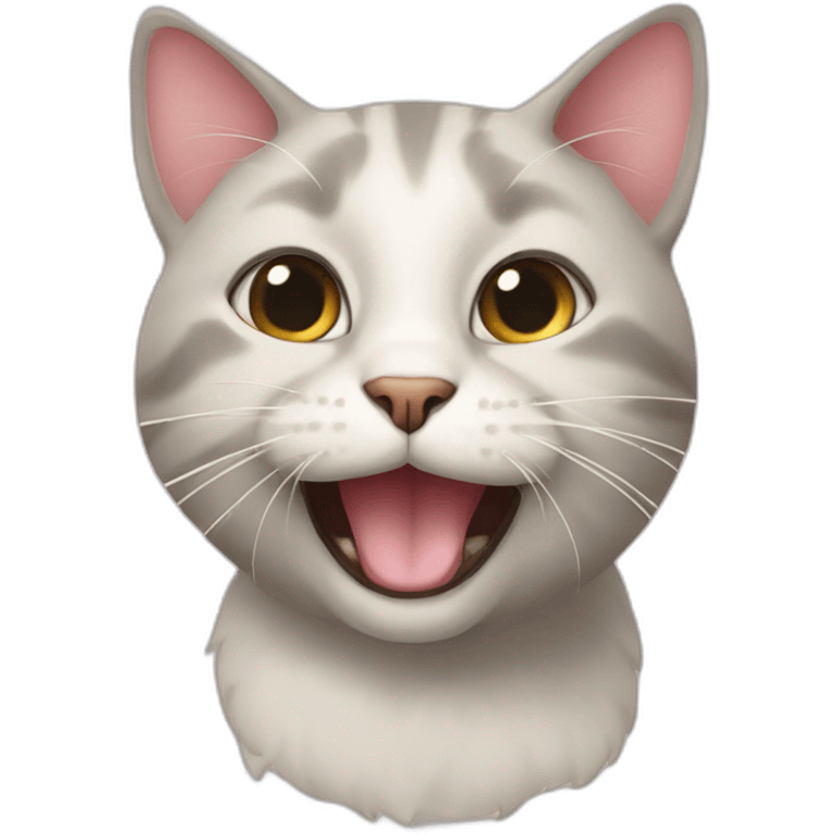 Cat funny and cute emoji