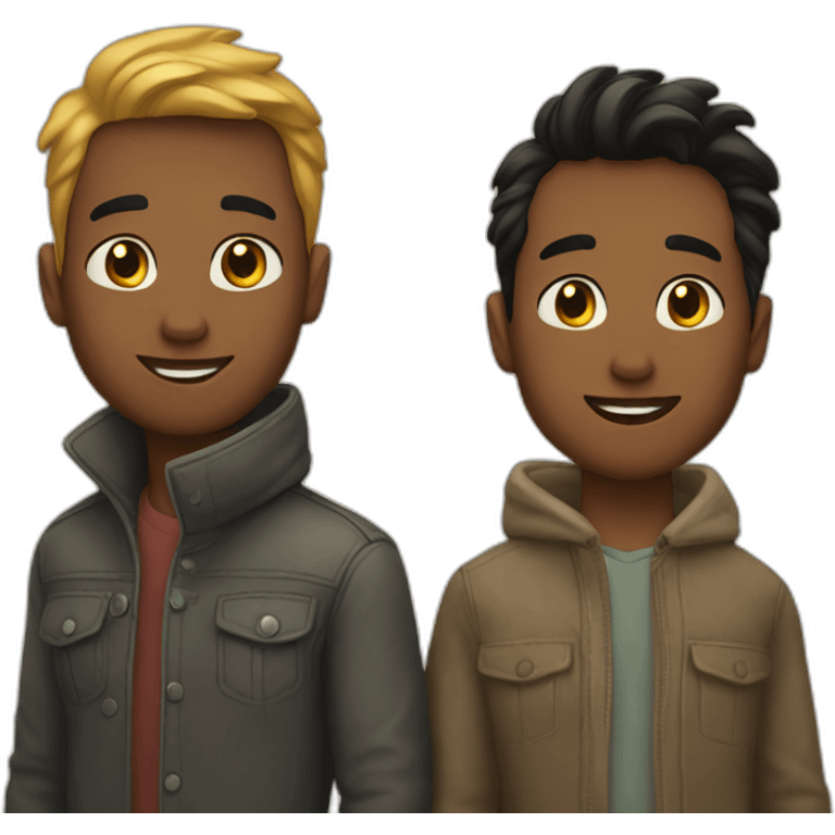 gay couple over 18 interacial emoji