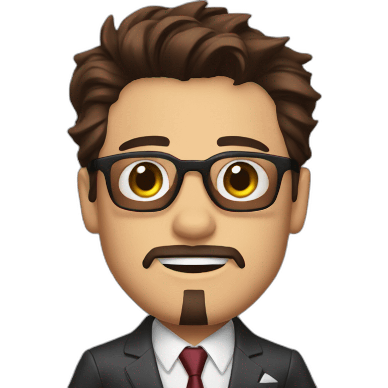 Tony stark in his suit emoji