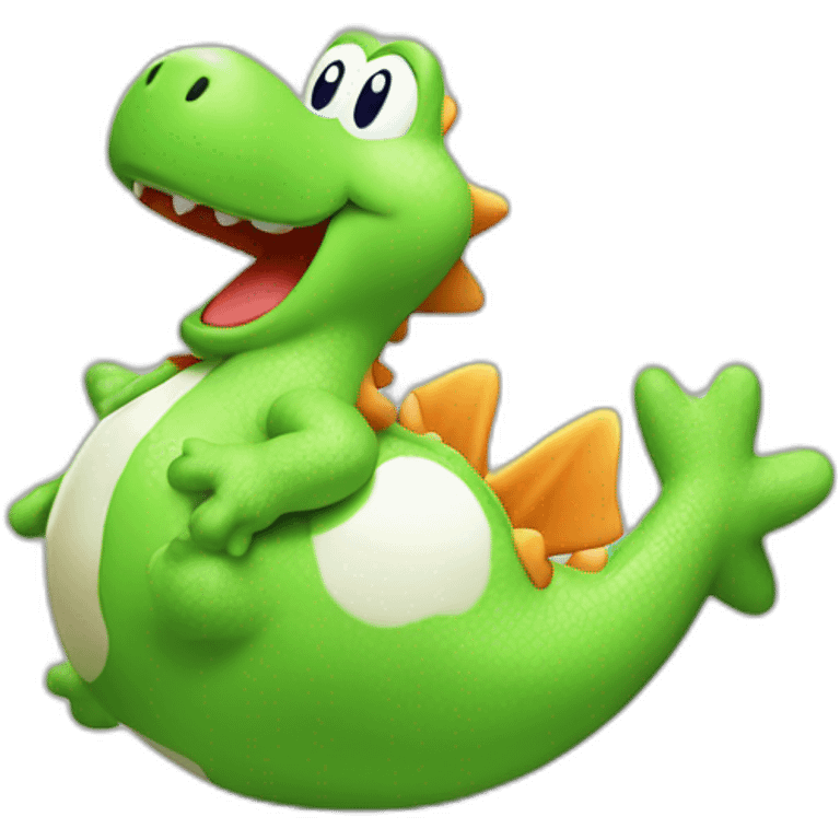 yoshi qui fait l'étoile emoji