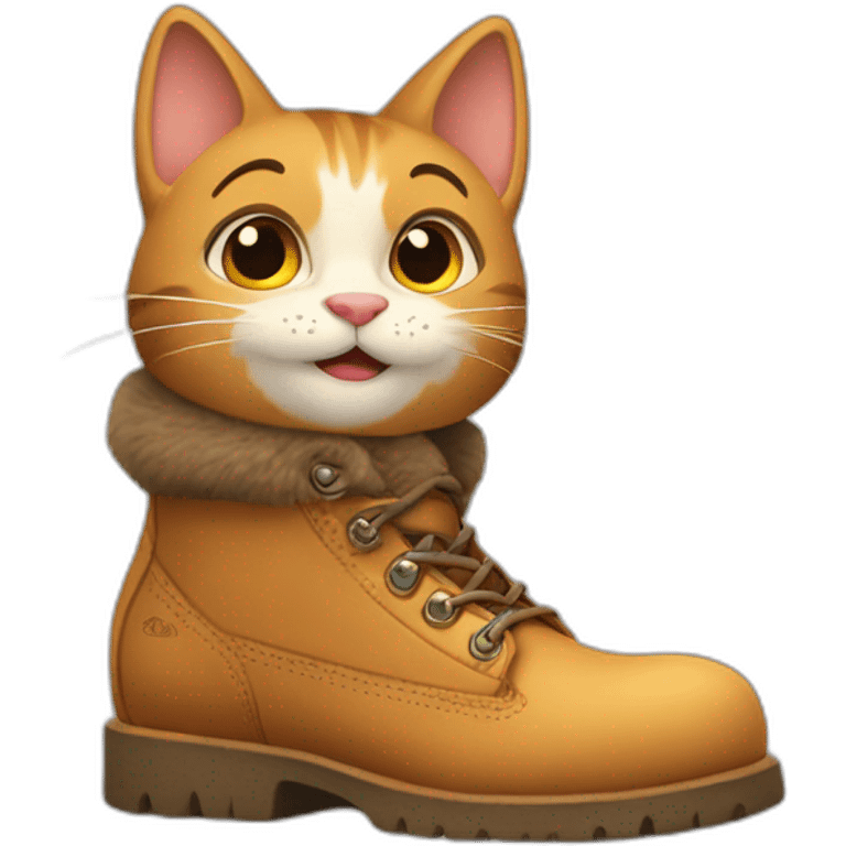 Gato con bota disney emoji