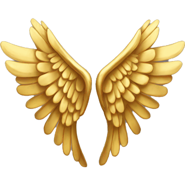 gold wings emoji