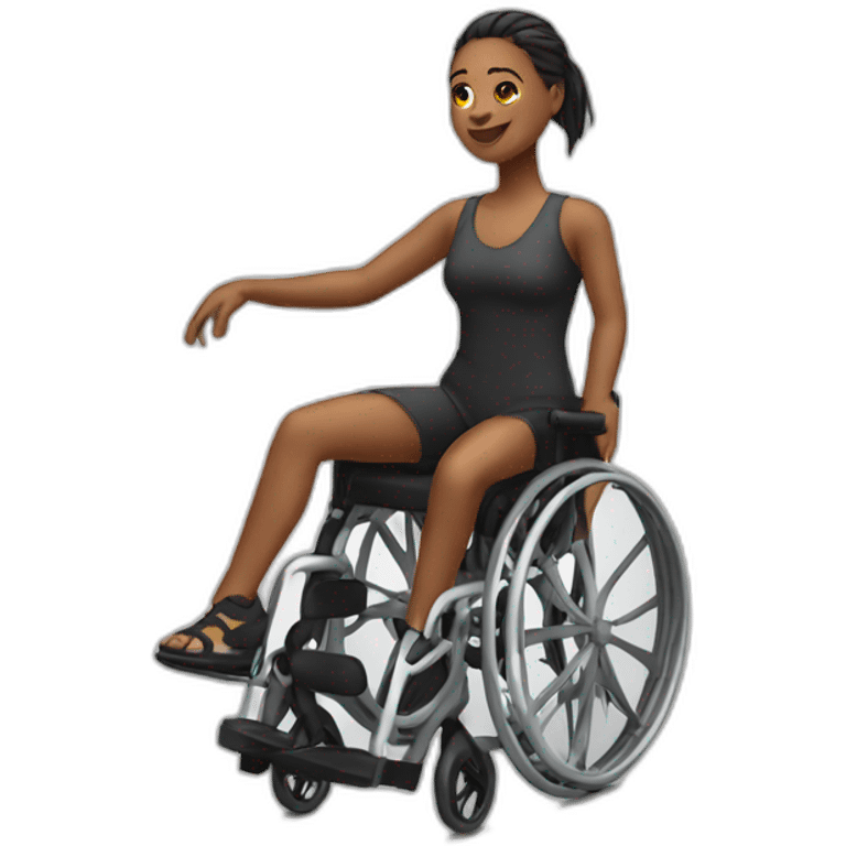 wheelchair dancer emoji