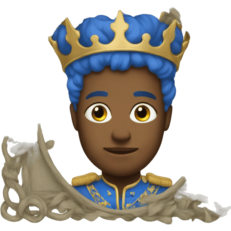 Blue royal emoji