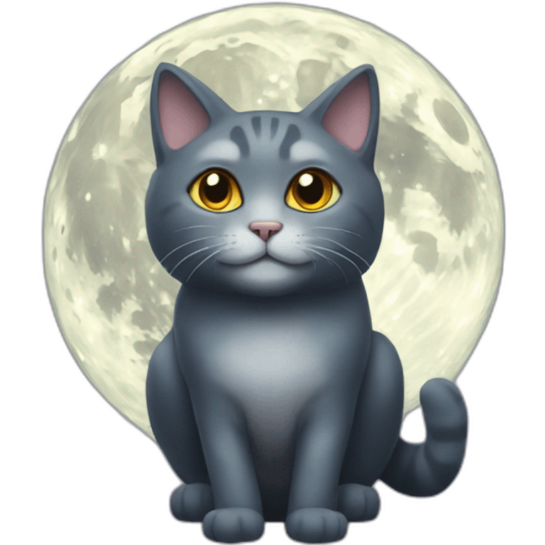 Moon cat emoji