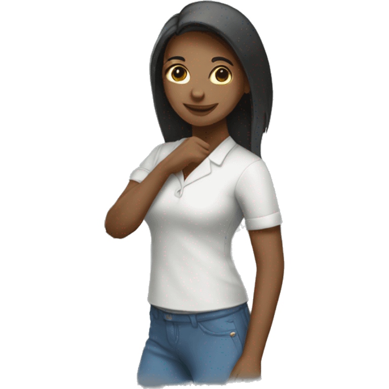 Girl working emoji