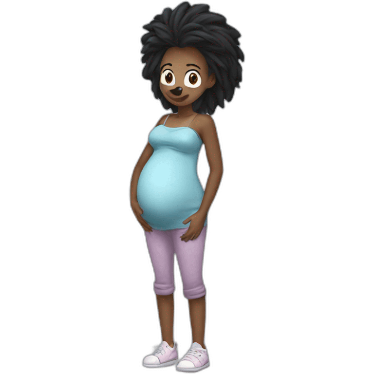 pregnant sonic emoji