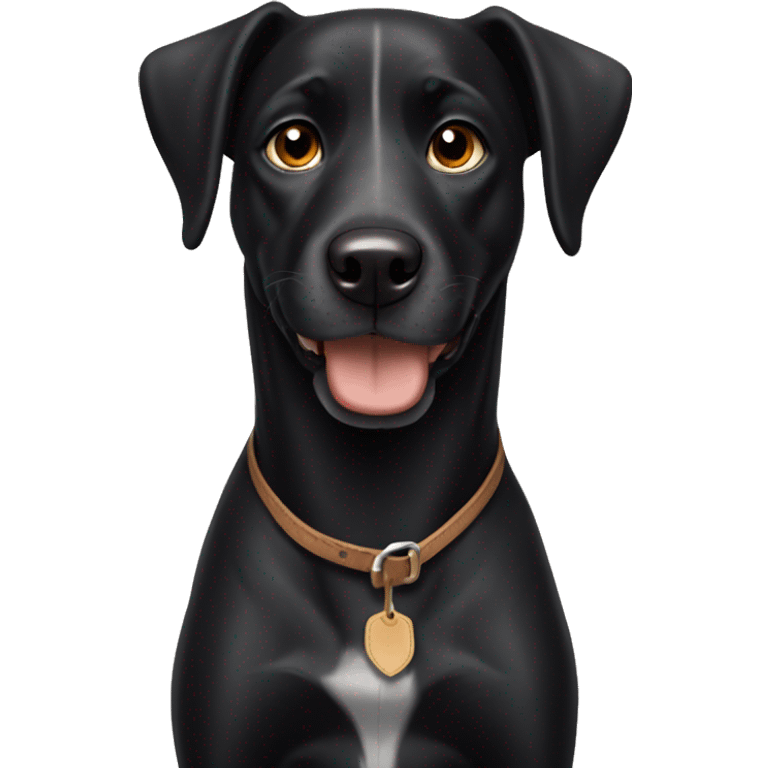 black dog tan markings emoji