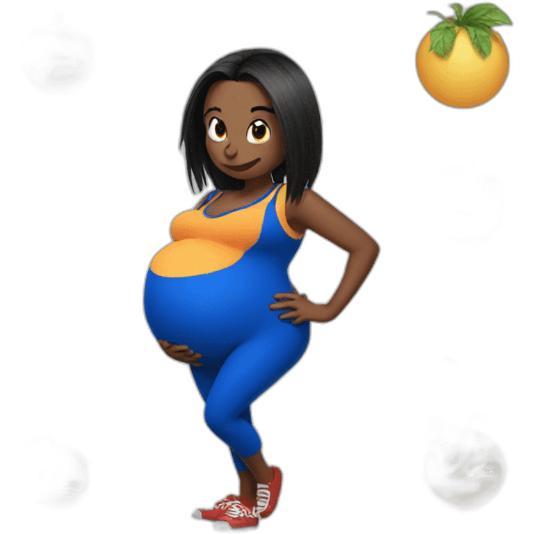 pregnant sonic emoji