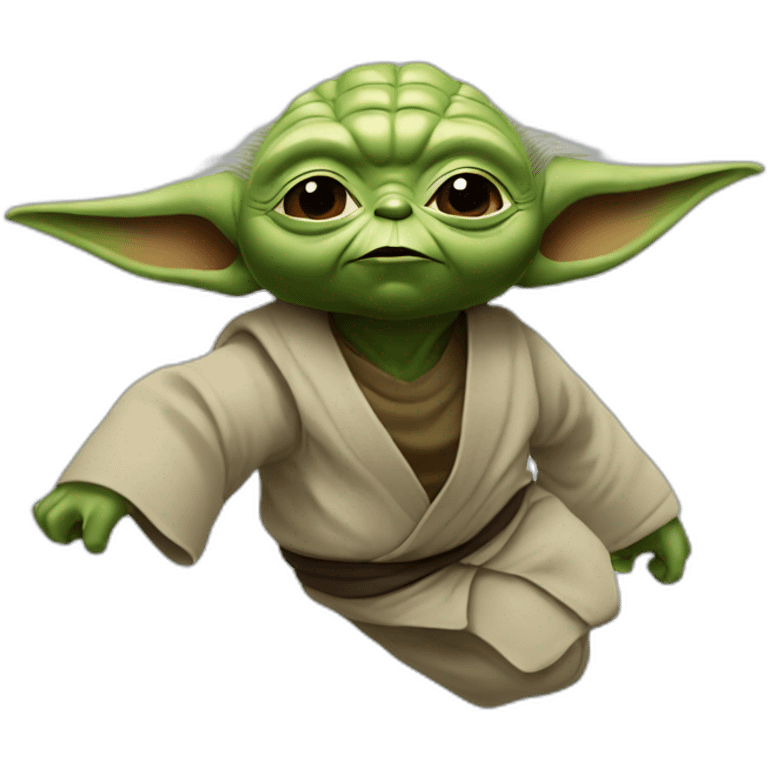 backflip master yoda  emoji