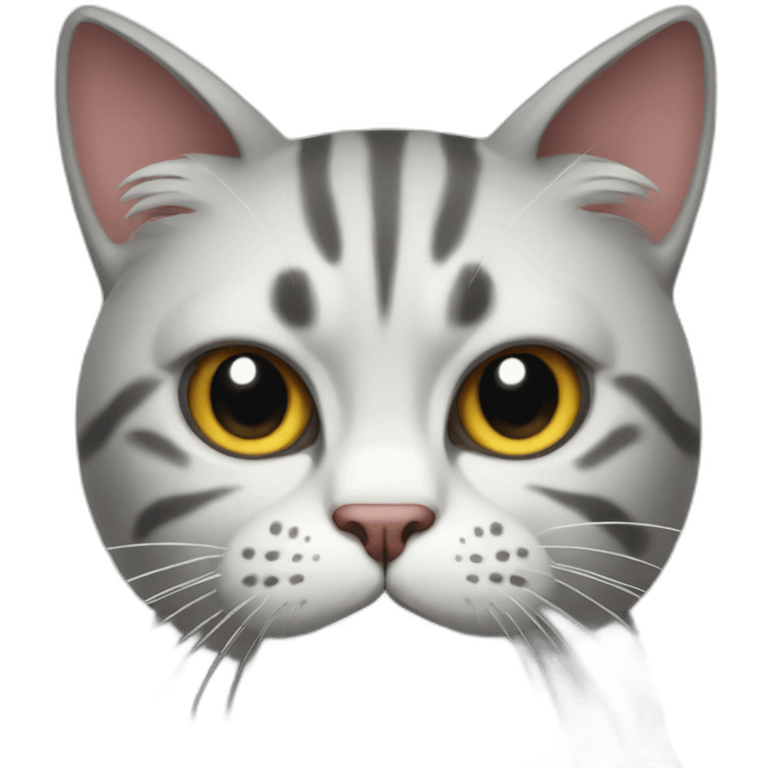 Extremely furious cat emoji