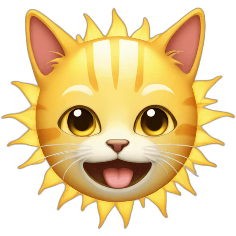 sun cat emoji