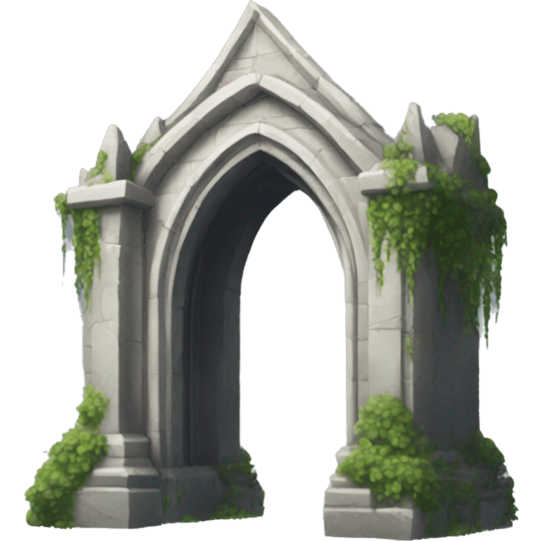 the death's veil Gothic arch  emoji