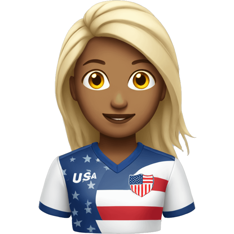 USA woman soccer emoji