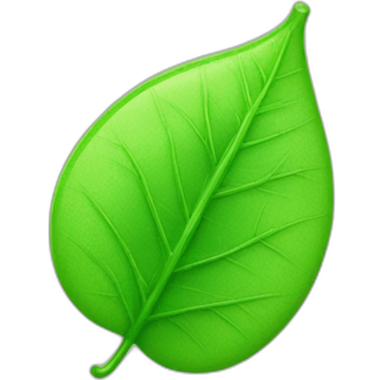 green leaf laundry pod emoji