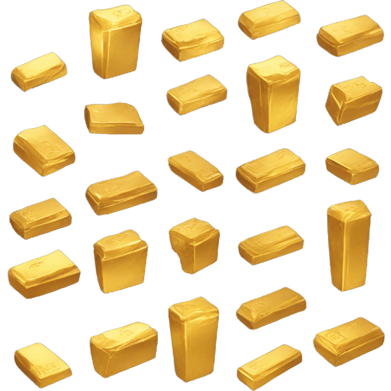 gold bar in all positions emoji