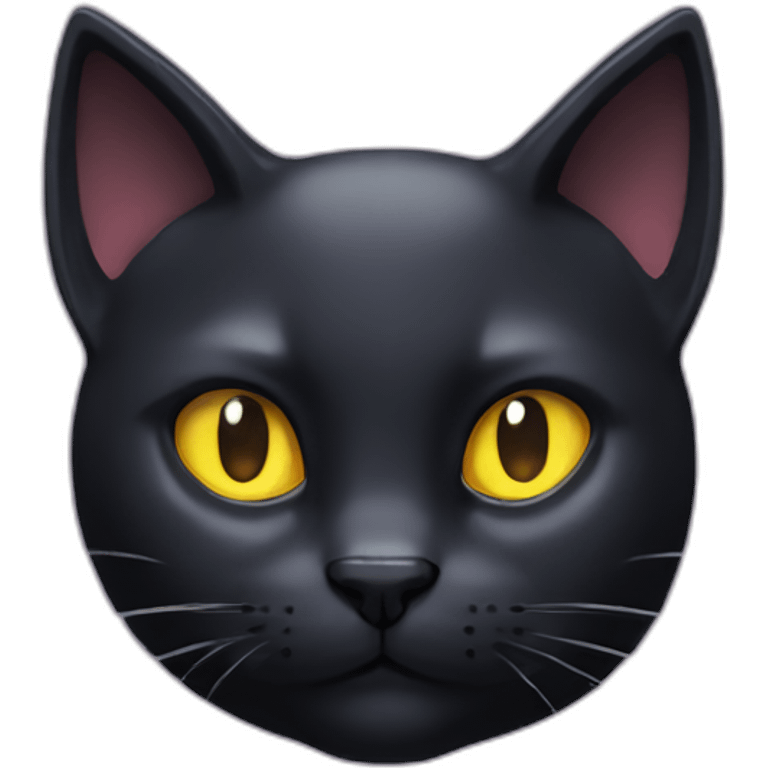 Super Nintendo black cat emoji