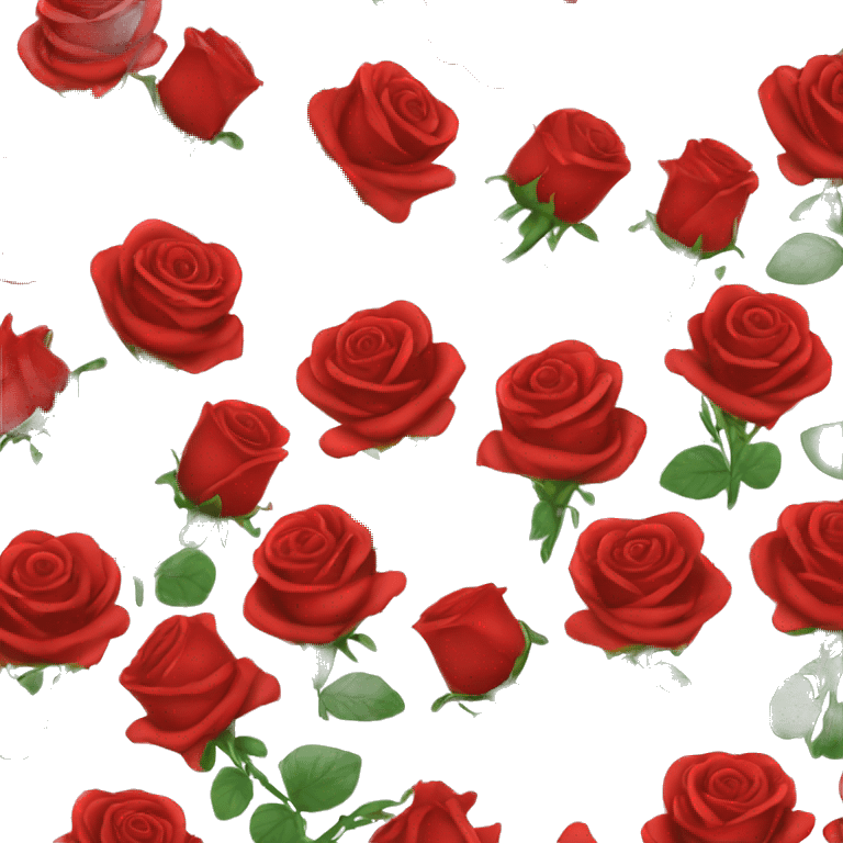 Red roses emoji