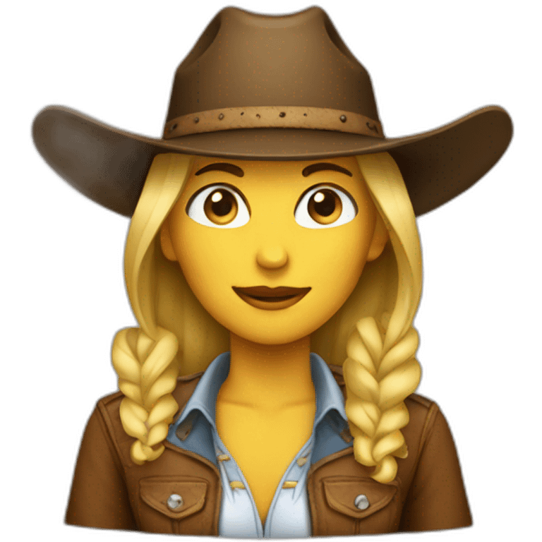 Cowgirl emoji