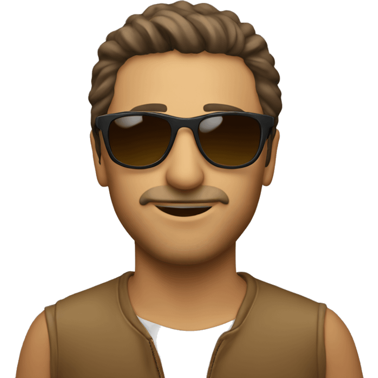 Italian man sunglasses emoji