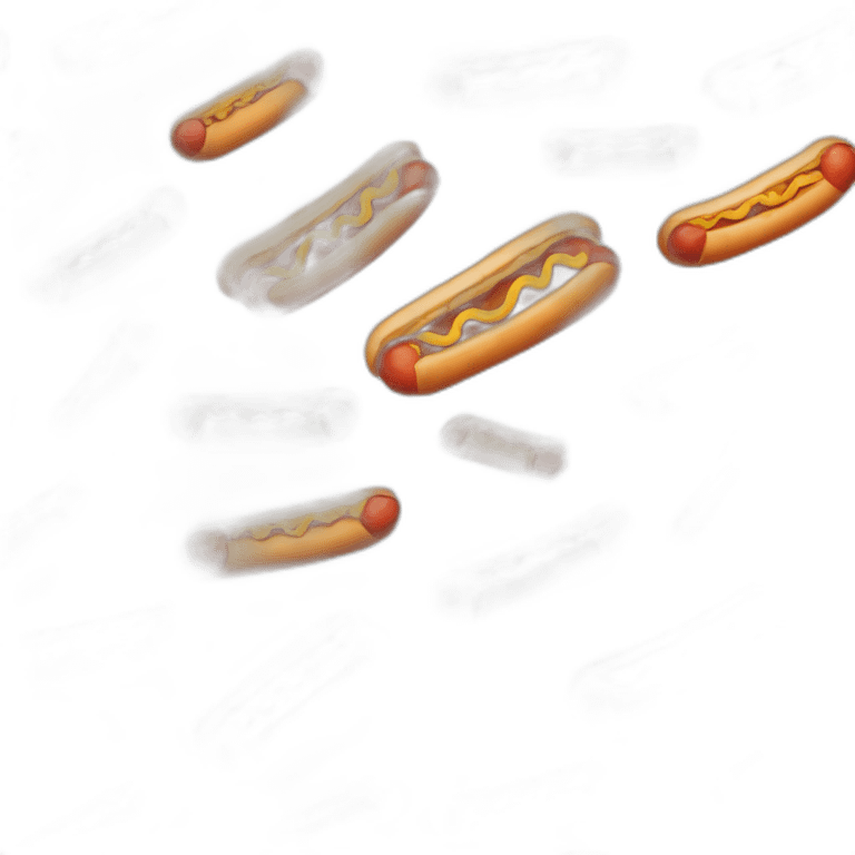 hotdog sausage NO bread emoji