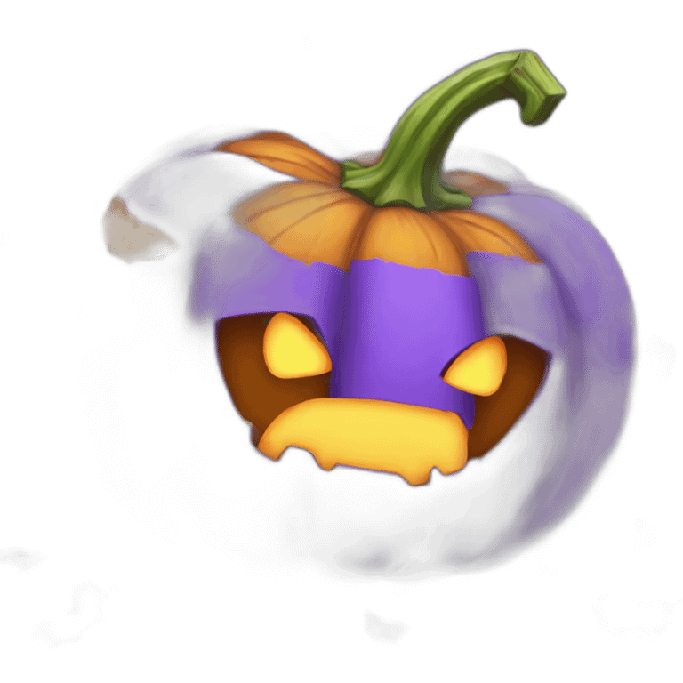 purple pumpkin emoji