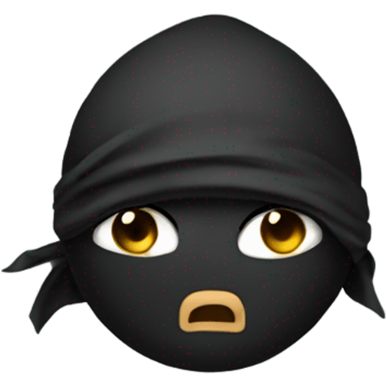 A ninja farting  emoji