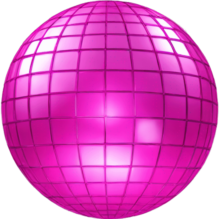 Pink disco ball emoji