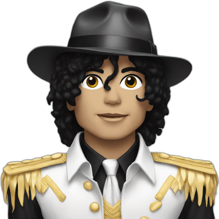 Michael Jackson white emoji