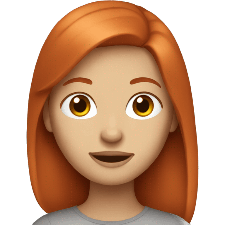 Redhead woman emoji