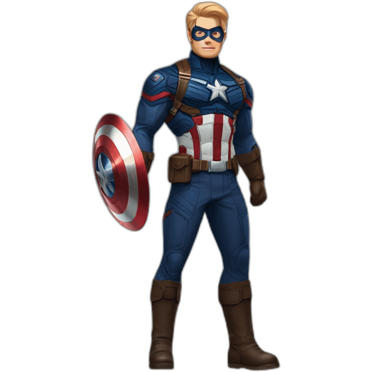 capitan america fullbody emoji