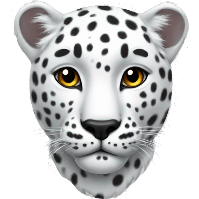 white leopard emoji