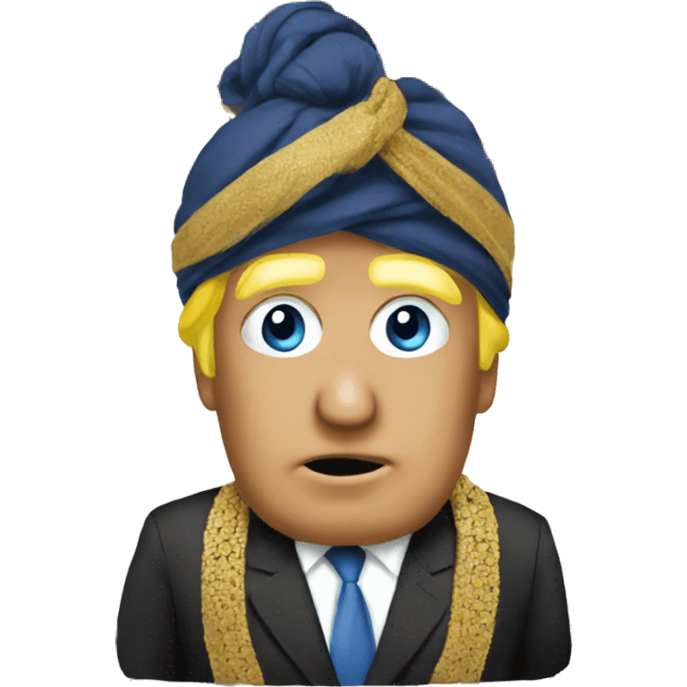 Trump wearing a turban emoji