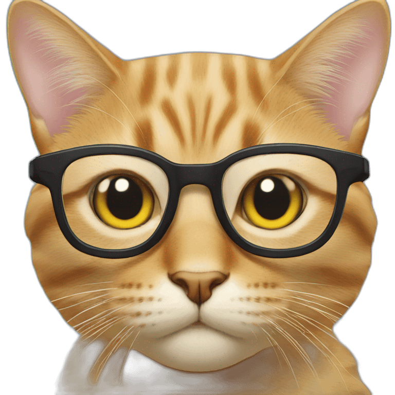 cat glasses emoji