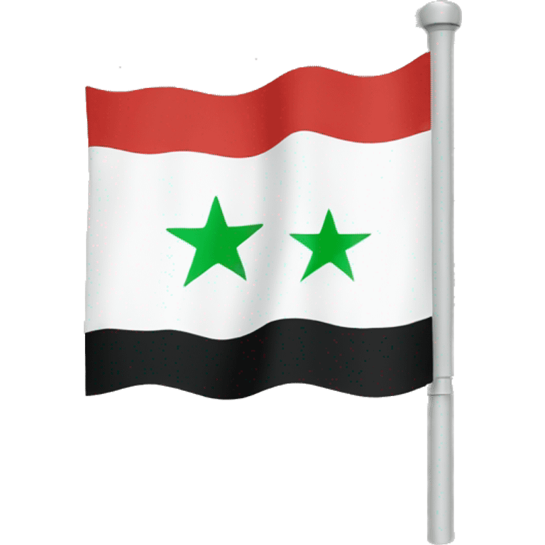 Syrian Revolution flag emoji