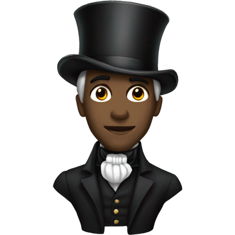 aaron burr with tophat emoji