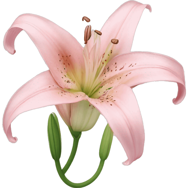 light pink lilium emoji