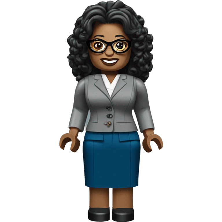 OPRAH WINFREY lego full body emoji