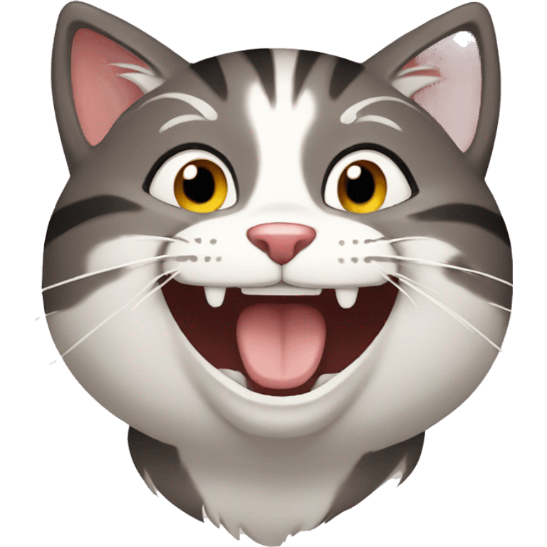 Laughing cat emoji