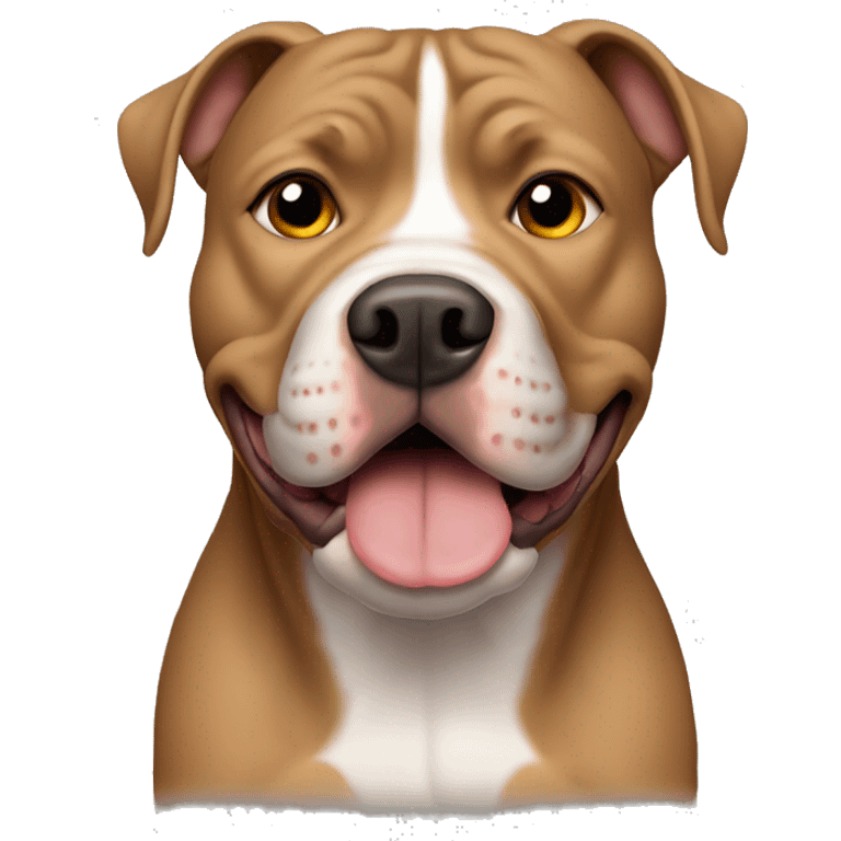 Light brown old pitbull emoji