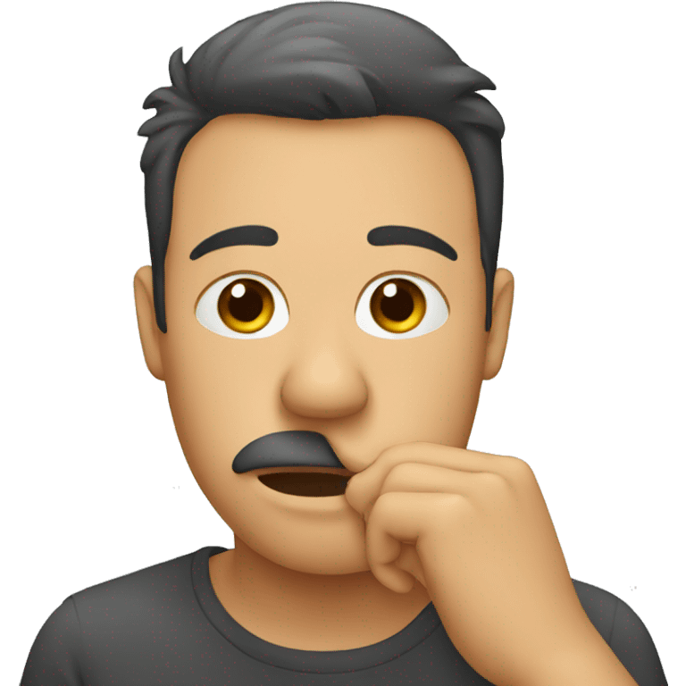 Person holding his nose emoji