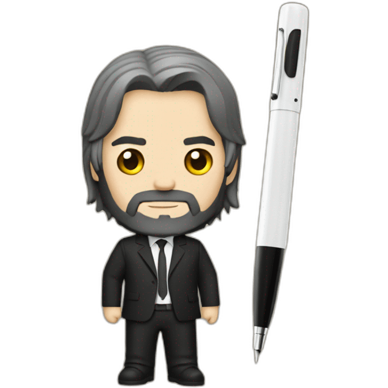 JOHN WICK CATCH PEN emoji